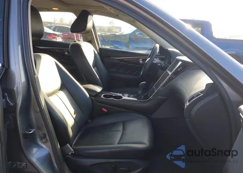 2018 Infiniti Q50 3.0T Luxe z USA, uszkodzony, nr VIN JN1EV7AP0JM361995